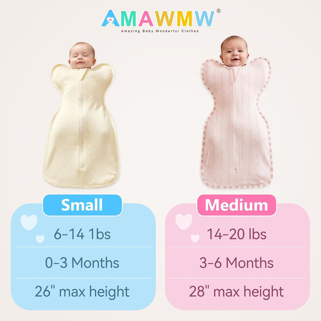Baby Swaddle Sleep Sacks, Cute Swaddles Bag, Self-Soothing Swaddle for Newborns, Essentials