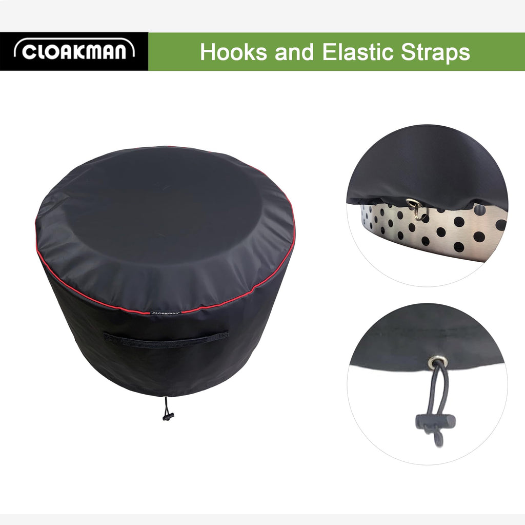 Waterproof Fire Pit Cover Compatible with Yukon