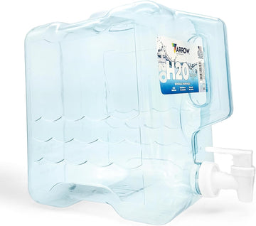 2 Gallon Drink Dispenser for Fridge - Plastic Beverage Dispenser with Spigot for Easy Dispensing - BPA Free Plastic