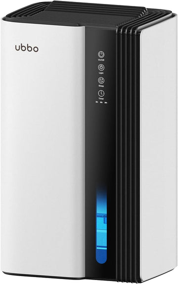 95oz Dehumidifiers for Home, 1000 Sq.Ft Dehumidifier with Drain Hose - Auto Shut Off, Timer, Sleep Mode & Drain Hose