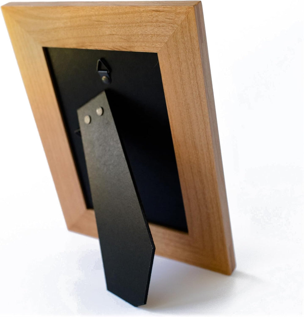 Pet Loss Picture Frame - Love Alone Forever Wooden Pet Memorial Frame, Pet Remembrance Gift - 4x6 Landscape