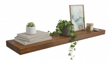 60 Inch Wooden Floating Shelves for Wall -60x8x2 in