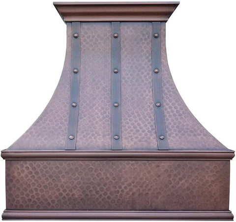 30 Inch Copper Wall Mount Range Hood Baffle Filters