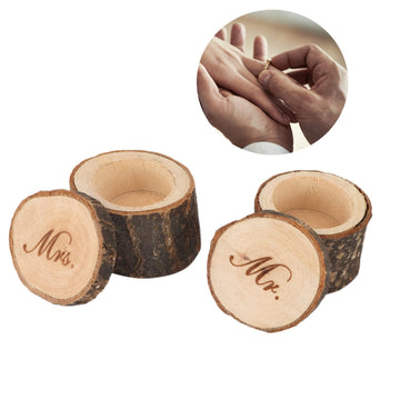 Wooden Wedding Ring Boxes for Ceremony