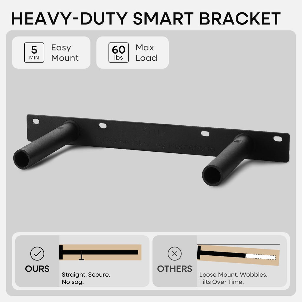 18 Inch DIY Floating Shelves, High-End Solid Pine Wood, Set of 3