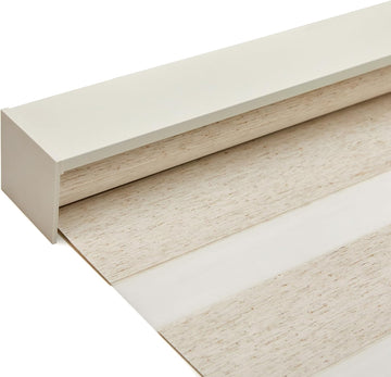 Linen Zebra Blinds for Windows, Cordless Privacy Light Filtering Dual Layer Window Shades, Free-Stop Roller Blinds