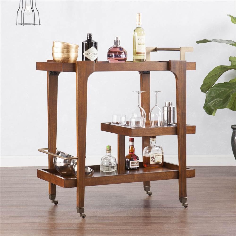 Holly & Martin Zhori Midcentury Modern Bar Cart