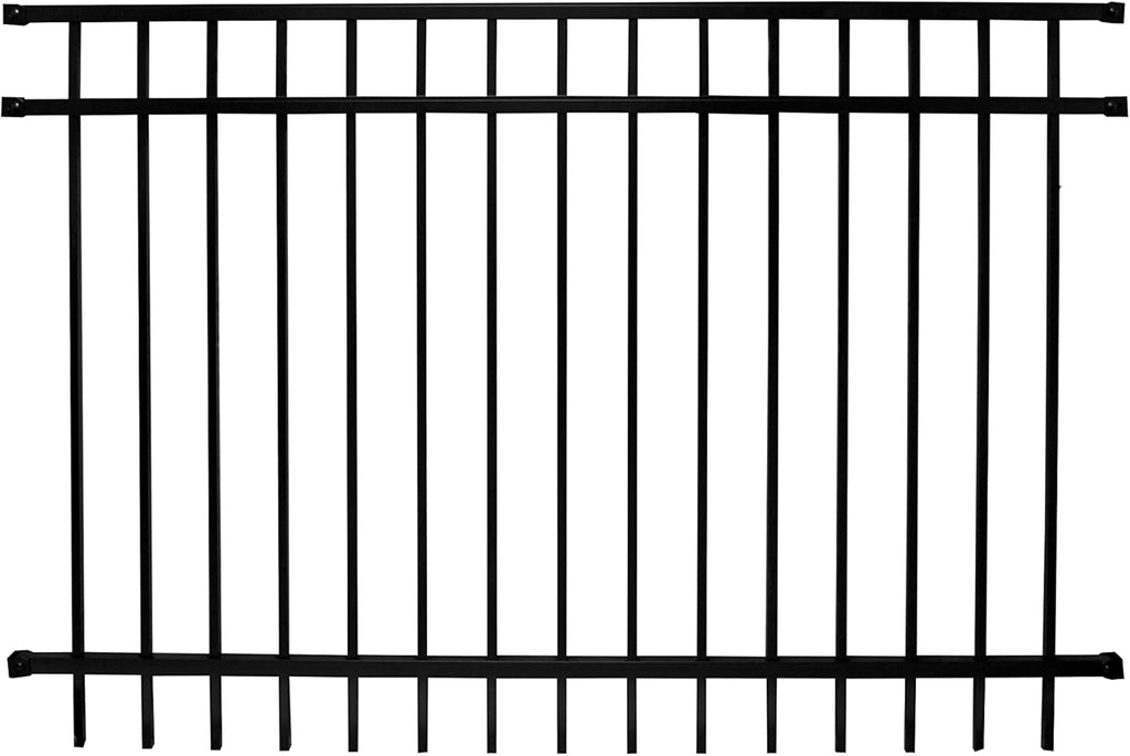 Livingston Aluminum Fence Kit - DIY Kit for Backyard and Garden Fencing, Made with Durable Powder-Coated Aluminum