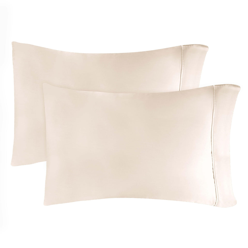 Egyptian Cotton 300 Thread Count Pillowcases, Pillow Cases, Modern, Solid Classic Pillow Case Cover, Ultra-Soft