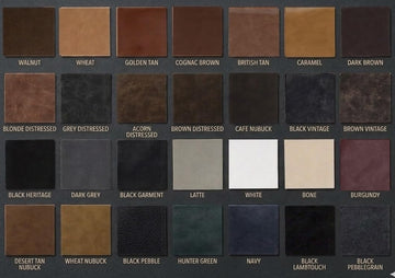 Brown Distressed 2 Tone Oily Faux Vegan Leather PU (Peta Approved Vegan) | 1 Yard 36 inch x 54 inch Cut by Yard