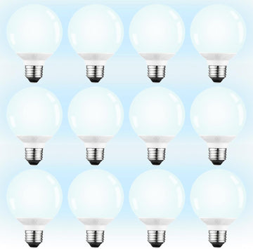 G25 LED Light Bulbs, 5W 450LM, Dimmable, 5000K