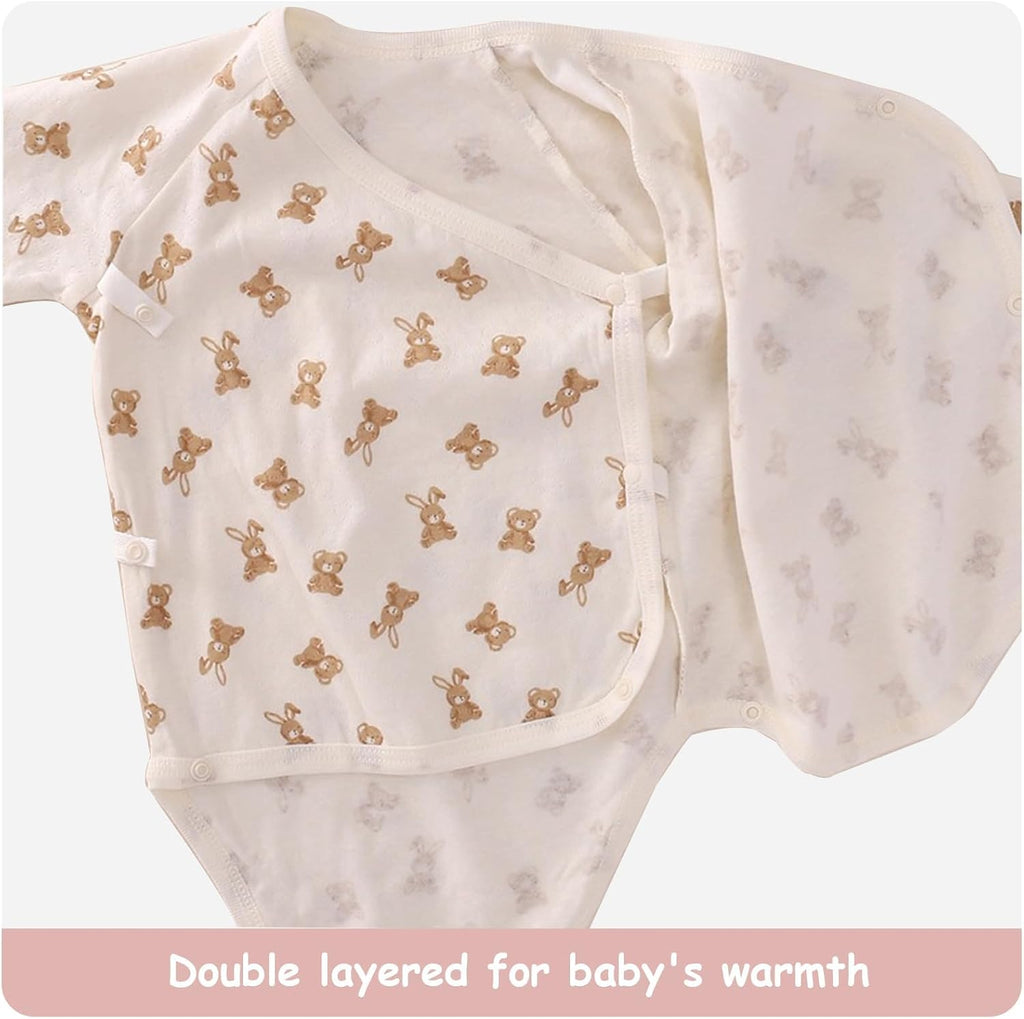 Organic Cotton Unisex Kimono Snap Baby Bodysuit