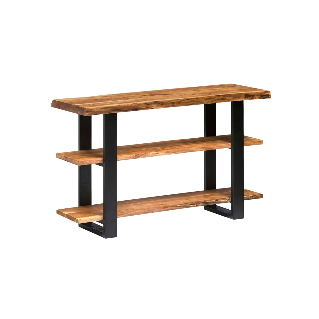 Alpine Live Edge Console Table, Natural, 48" x 16" x 30"