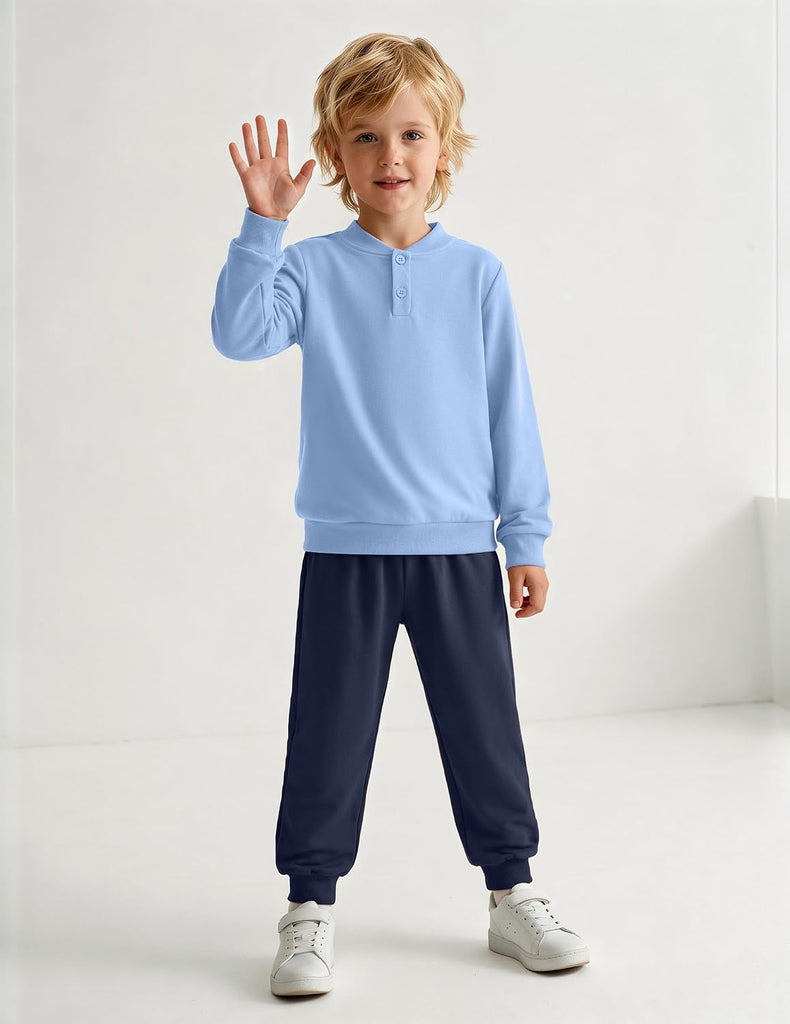Toddler Boys Clothes Button Up Shirt and Pants Set Fall Outfits