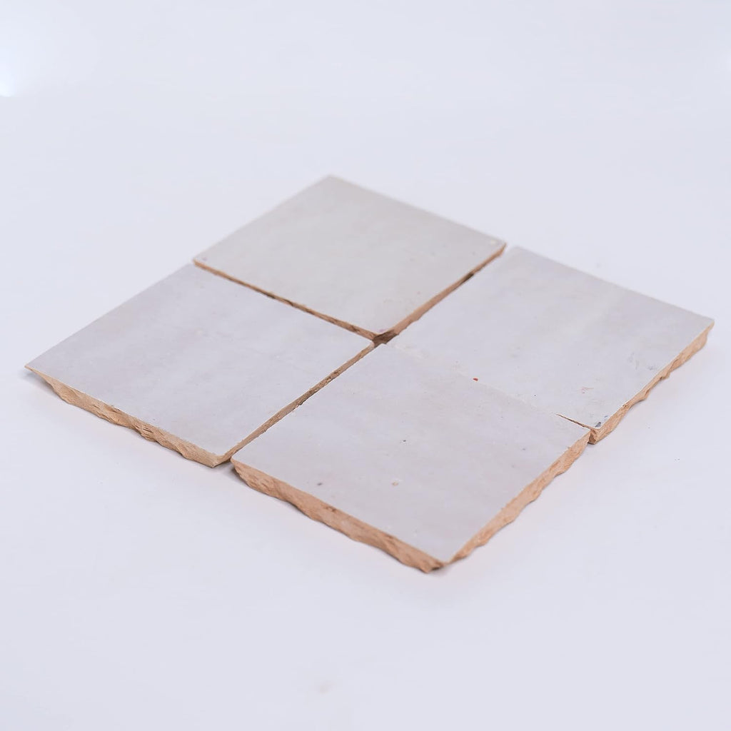 Mosaic & Tile House Handmade 4x4-in. Solid Color White (MSC01-02)