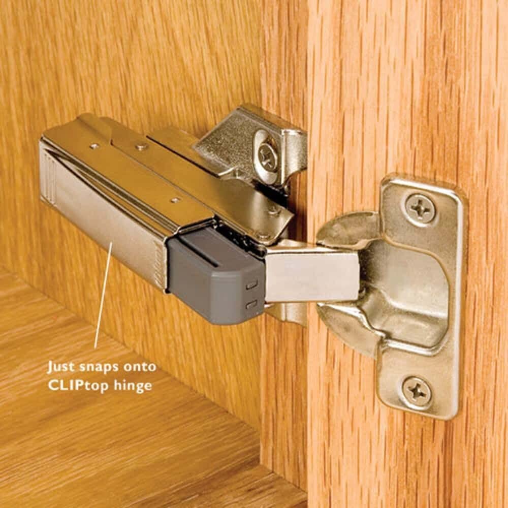 973A0500.01x5 973A Blumotion Straight Arm Full Overlay Hinge for Doors, Nickel Finish (Pack of 5)