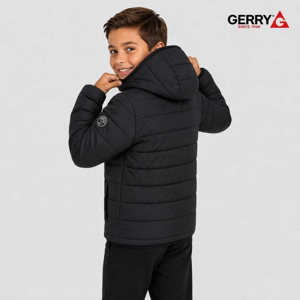Packable Puffer Jackets for Boys, Hooded Boys Winter Coat Outerwear
