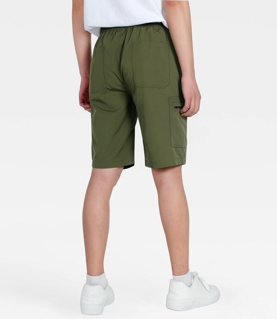 Boys Cargo Shorts, Pocket Quick Dry Hiking Shorts Kids