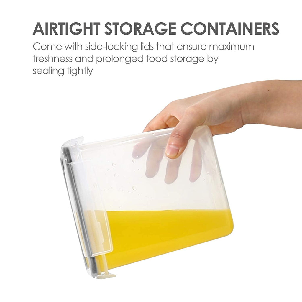 32pcs Airtight Food Storage Containers Set, BPA Free Plastic Kitchen and Pantry Organization Canisters with Lids