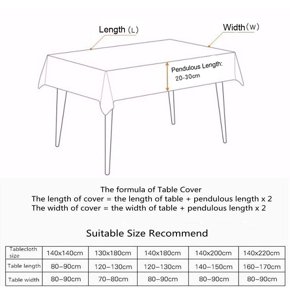 Cotton Linen Fabric Tassel Round Tablecloth Dust-Proof Table Cover Dinning Tabletop Home Decoration (60 Inch, Linen)