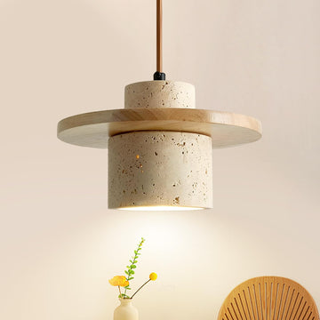 Wabi Sabi Pendant Light 7.9" Nordic Natural Stone Chandeliers