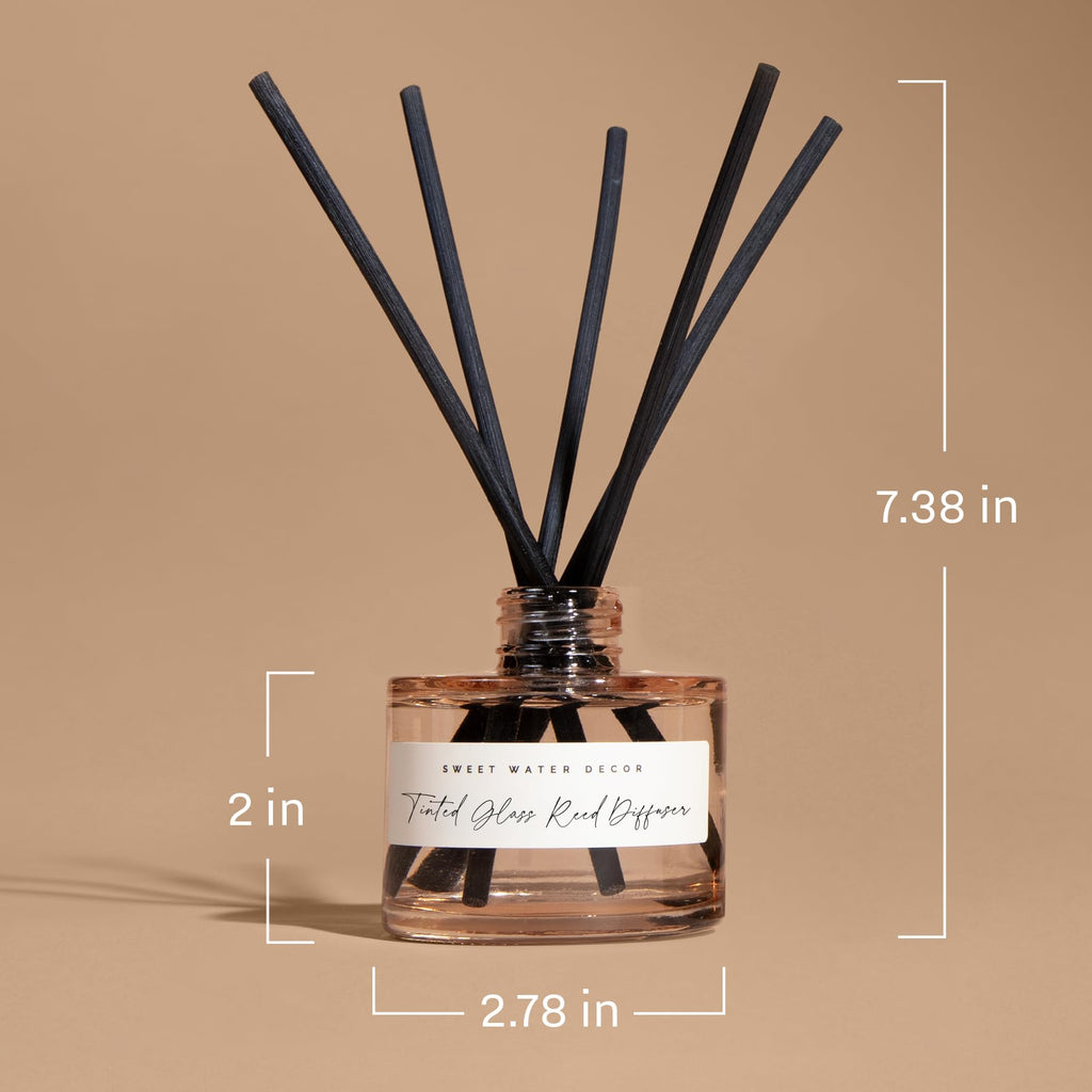 Cashmere and Vanilla Reed Diffuser - Room Decor Aesthetic with Long-Lasting Premium Fragrance of Milky Coconut