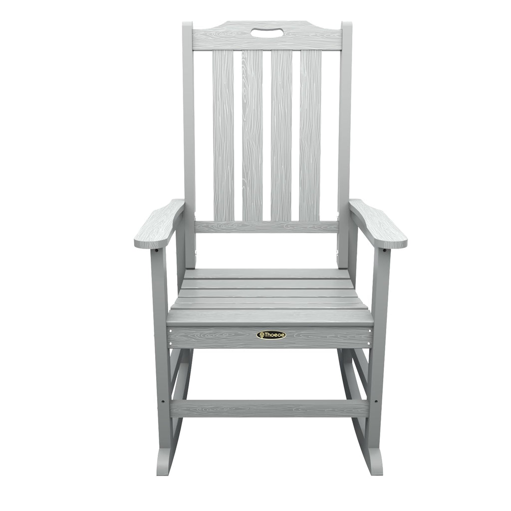 Outdoor Rocking Chair, Oversized HDPE Patio Rockers