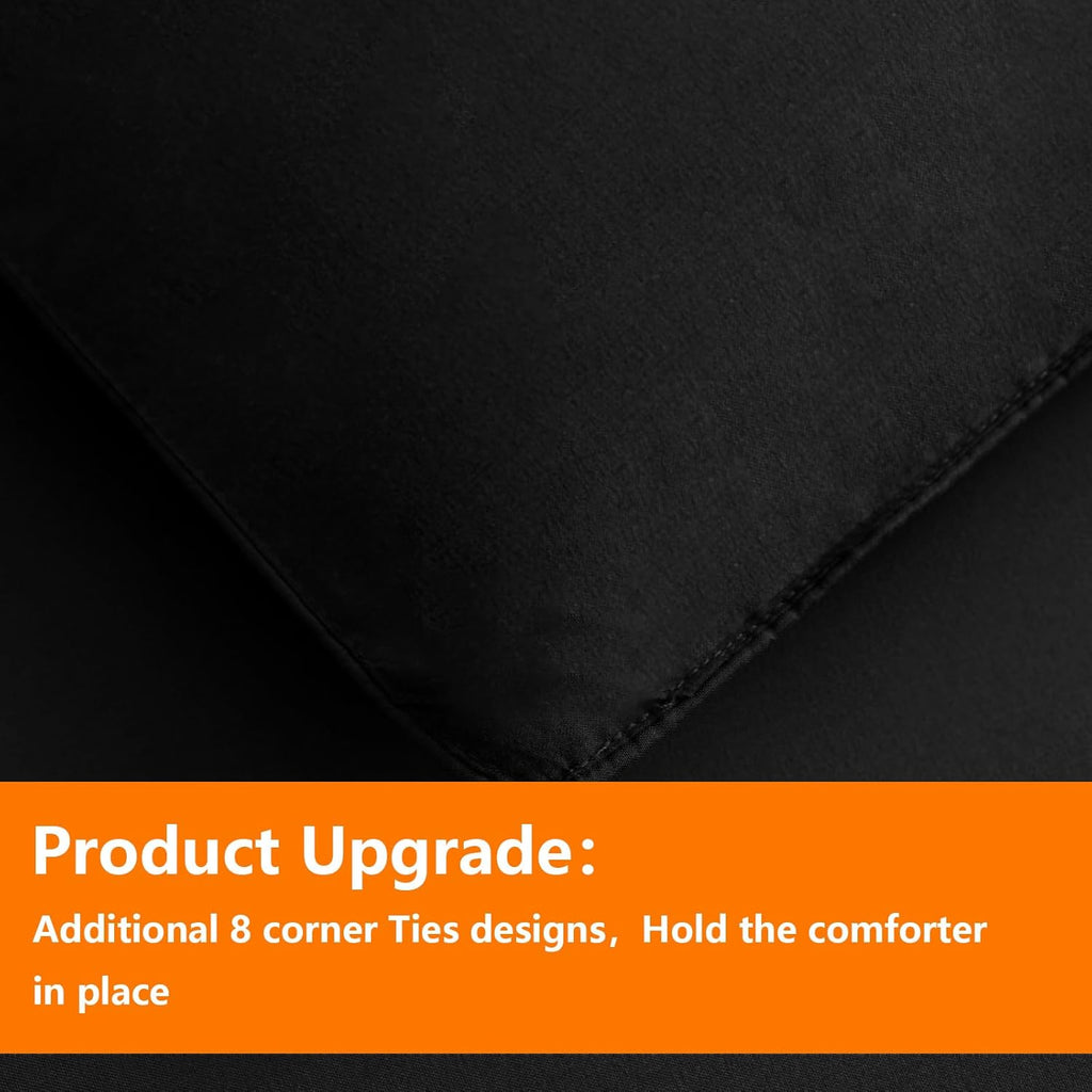 Twin Comforter Set - 5 Pieces, Bed in a Bag Bedding Sets with All Season Soft Quilted Warm Fluffy Reversible