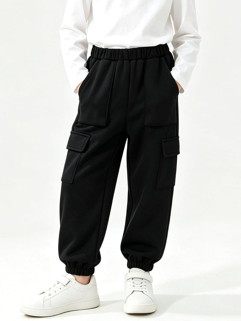 Girls Sweatpants 3 Pack Joggers Athletic Pants with Pockets