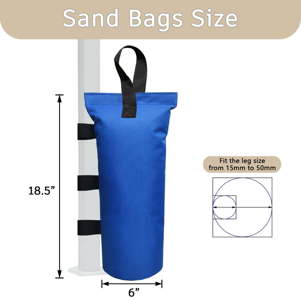 Canopy Weights Set of 4, Heavy Duty Canopy Weight Bags (120 lbs) for Ez Pop up Canopy Tent Outdoor Instant Canopies
