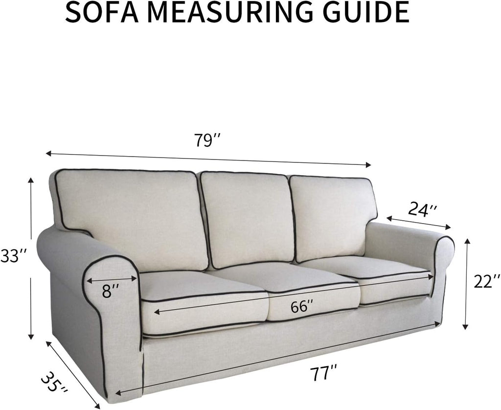 Reversible Quilted Sofa Cover, Water Resistant Slipcover Furniture Protector, Washable Couch Cover with Non Slip Foam