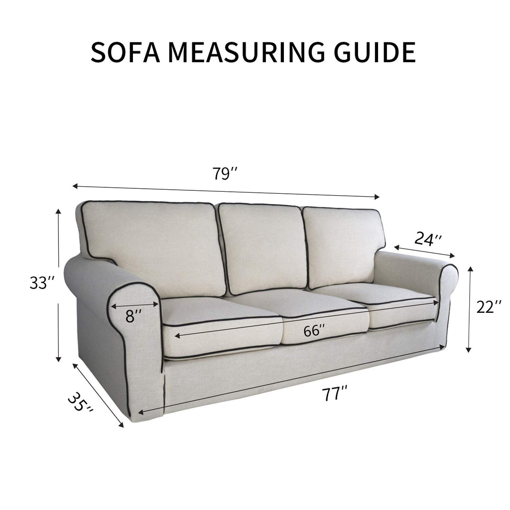 Stretch Couch Covers for Sofa Large Sofa Slipcovers Dark Gray