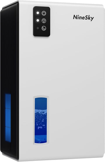 Dehumidifier, 95 OZ Dehumidifiers for Home,(1100 sq.ft) Dehumidifiers for Basement Bathroom Bedroom with Auto Shut Off