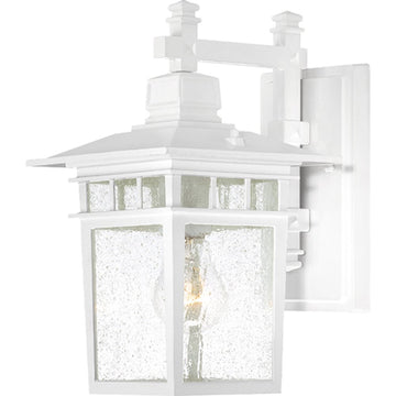 60/4951 Traditional One Light Outdoor Wall Mount from Cove Neck collection in White finish