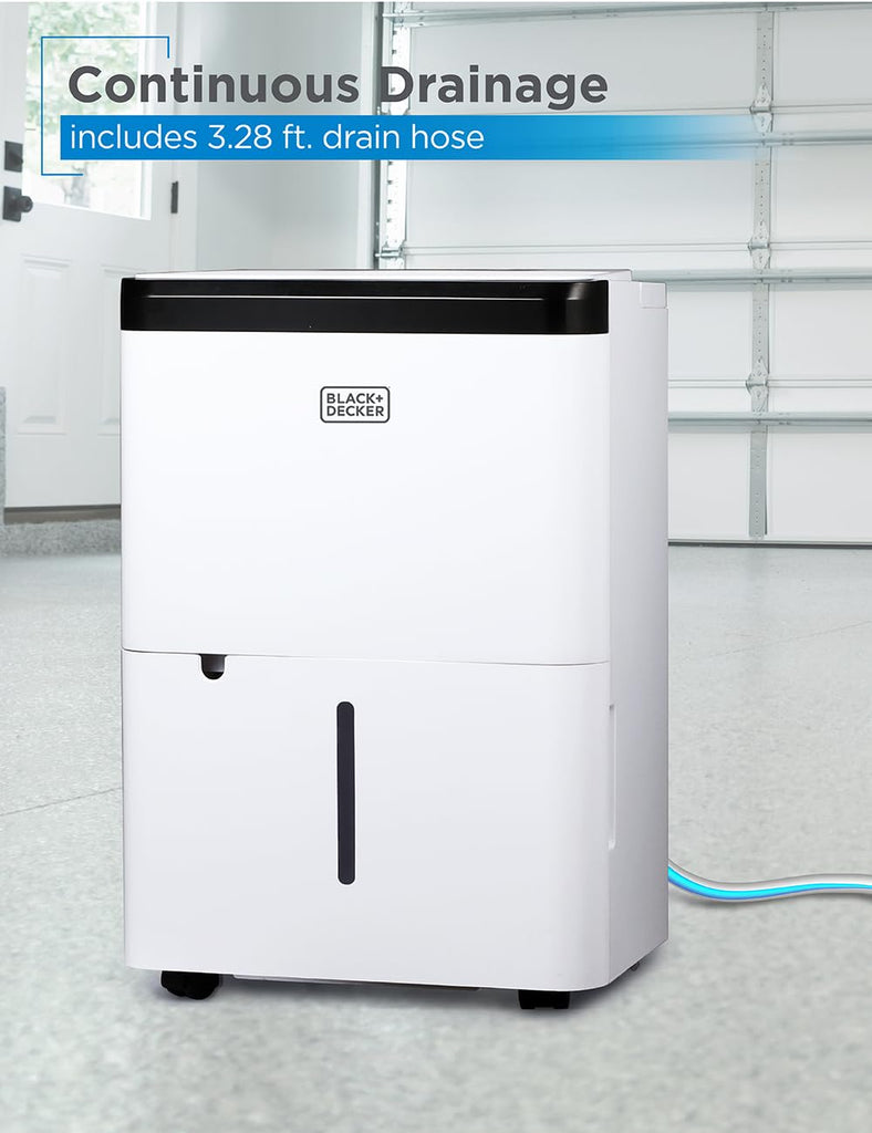 1000 Sq. Ft. Dehumidifier for Home, Bedroom and Basement, Up To 9 Pints Per Day, ENERGY STAR Certified, 3.3