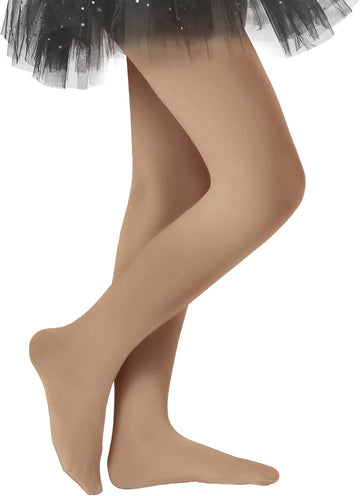 Girls Ballet Dance Tights Footed for Toddler Kid School Class