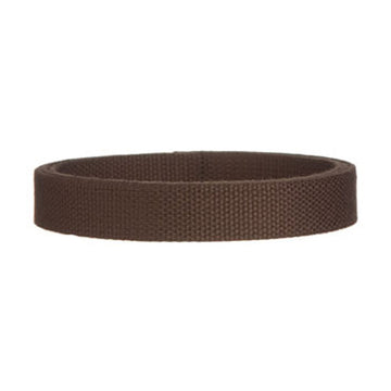 1" Medium Heavy Cotton Webbing for Key Fobs, Purse Straps, Belting - 22 Colors (10 Yards, Dark Brown)