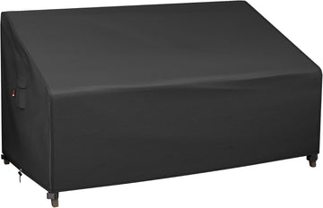 Outdoor Couch Sofa Cover 63 x 33 x 32 inch Loveseat Bench | Waterproof, WeatherProof, 600D Heavy Duty, 2-Seater Patio