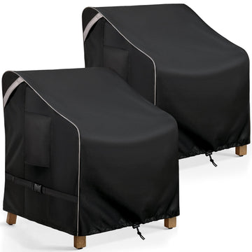 Outdoor Patio Chair Cover Waterproof, Fits 26"W x 28"D x 33"H, 2Pack