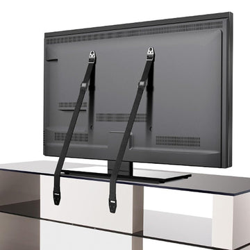 TV and Furniture Safety Straps - Metal Anti-Tip Furniture Straps for Baby Proofing - TV Straps Safety for Flat