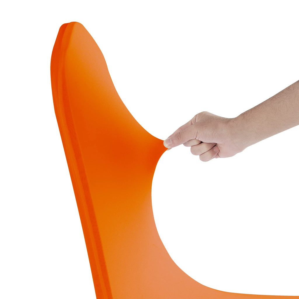Orange Chair Cover 25PCS, Polyester Spandex Waterproof Stretch Dining Chair Covers, Protector for Party, Banquet