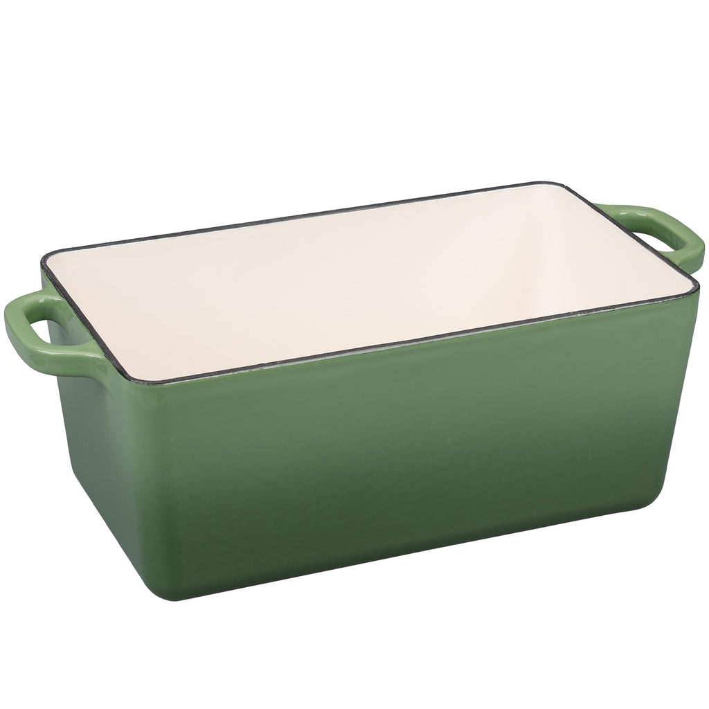 Enameled Cast Iron Dutch Oven, Oblong Bread Oven for Sourdough Bread Baking, Baking Pan, Dual Handles, Oven Safe, 4