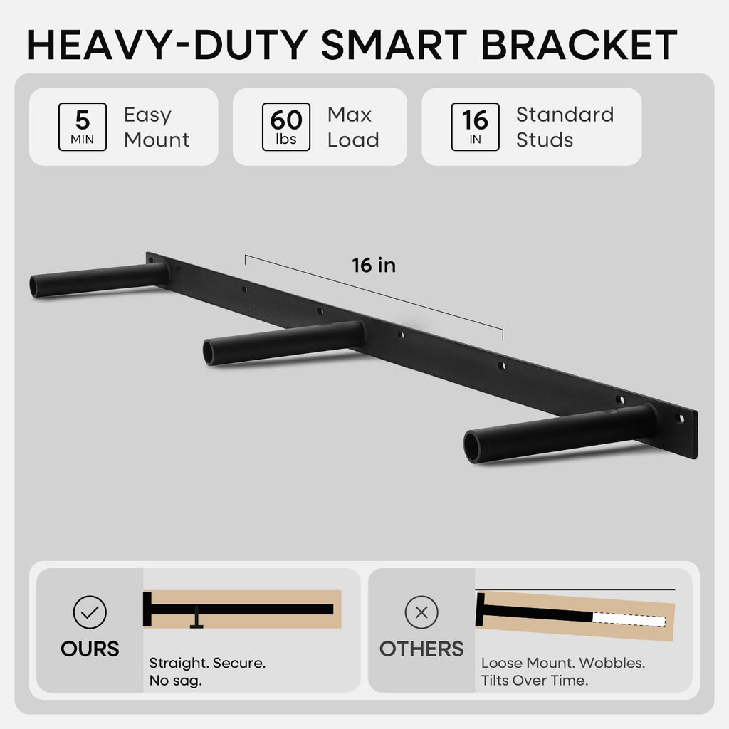 48 Inch Floating Shelves, High-End Solid Pine Wood, Set of 2