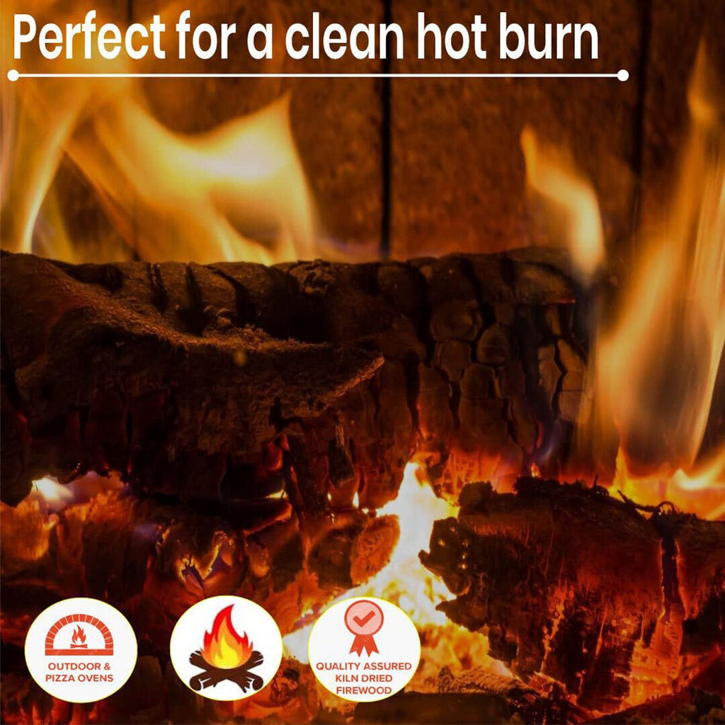 Kiln Dried Firewood, 16 Inch Logs for Fireplaces, Fire Pits & Solo Stove, USDA Certified, Cherry, 1.5 Cu Ft