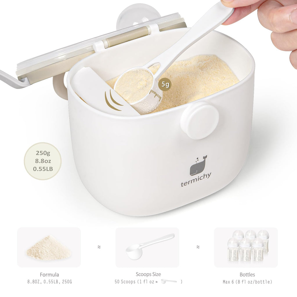 Baby Formula Dispenser for Travel: Portable Container with Scoop