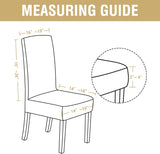 H.VERSAILTEX Dining Chair Covers Velvet Stretch Chair Covers for Dining Room Set of 4 Parson Chair Slipcovers Chair