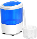Portable Washing Machine, Mini Washer and Spinner Combo, 5.5lbs Washing Capacity, Semi-automatic Compact Laundry
