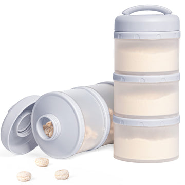 Stackable Formula Dispenser Portable: Milk Powder Container to go