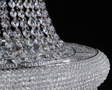 13-Lights Empire Style Crystal Chandelier, 23 Inch Luxury K9 Crystal Chandeliers Pendant Lighting for Living Room, Dining Room, Foyer, Entryway, Hallway, chrome A108-B0D2NZZV18