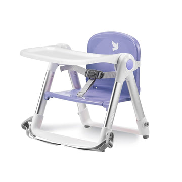 3-in-1 Toddler Booster Seat Chair & Dining Table with Removable Tray and Safety Straps, Portable& Foldable Babies